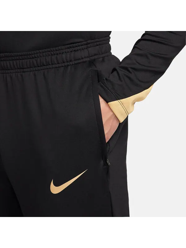 Штаны strike dri fit футбольные штаны Nike — изображение 3 из 4, черный/золотистый