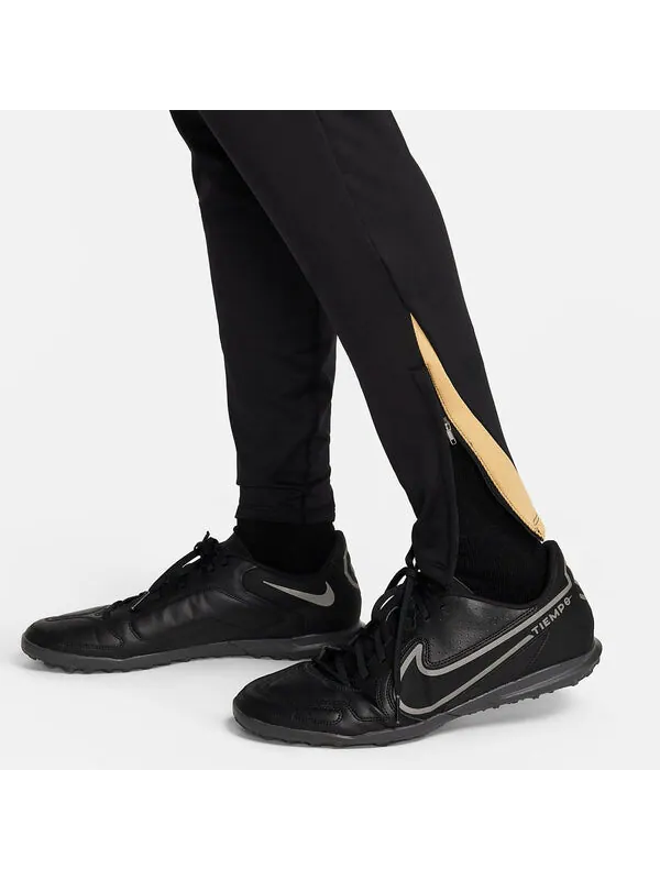 Штаны strike dri fit футбольные штаны Nike — изображение 4 из 4, черный/золотистый