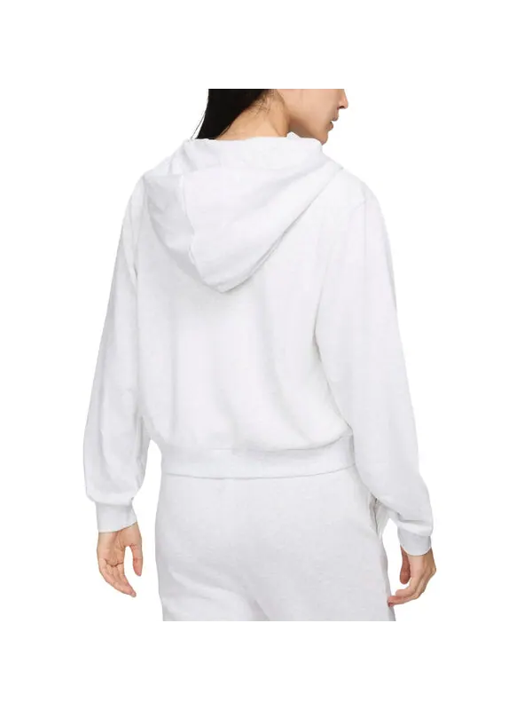 Куртка loose full-zip french terry hoodie asia sizing 'grey' Nike — изображение 2 из 2, светлый коричневый