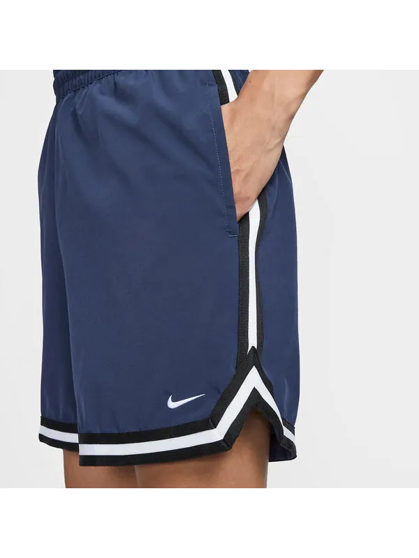 Шорты dna dri fit удобные тканые баскетбольные шорты Nike — изображение 3 из 3, синий/белый