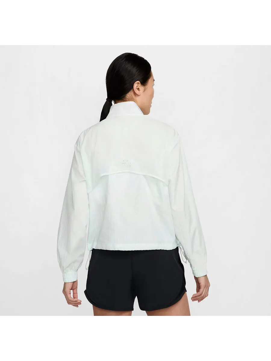 Куртка (WMNS) Nike Dri-Fit Loose Jacket 'Teal' — изображение 2 из 5, бирюзовый