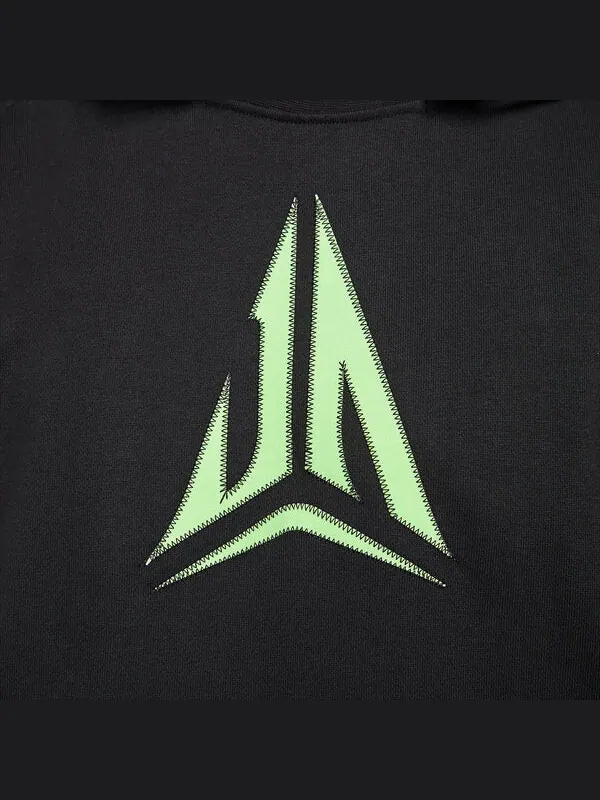 Толстовка Nike Dri-FIT JA Pullover Basketball Hoodie 'Black' — изображение 2 из 3, черный/мульти
