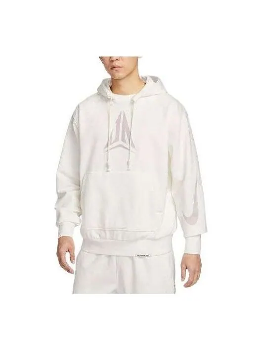 Толстовка ja standard issue dri fit pullover basketball hoodie Nike — изображение 1 из 4, белый