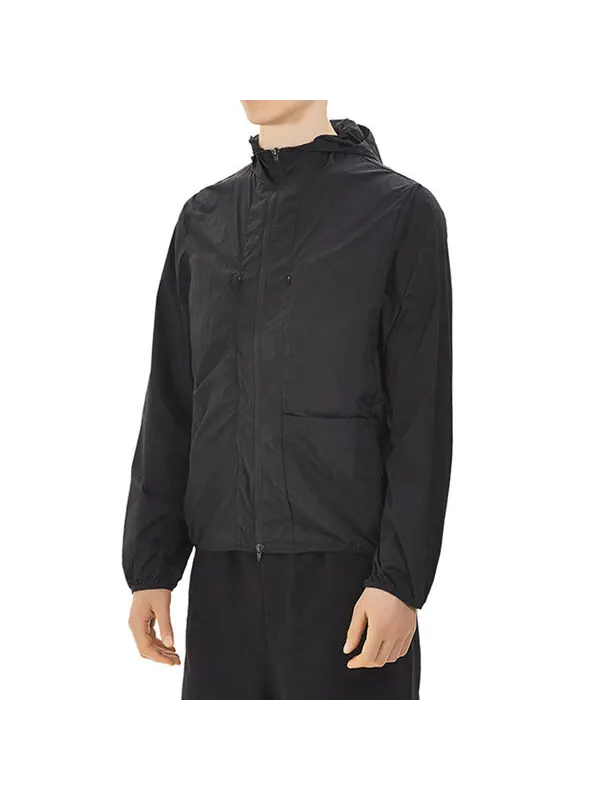 Куртка men's y-3 trvl nylon parka jacket breathable black Adidas — изображение 3 из 4, черный