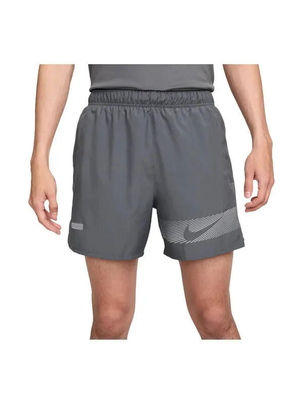 Шорты challenger flash dri fit шорты для бега азиатские размеры Nike — изображение 1 из 2, серый/черный/черный