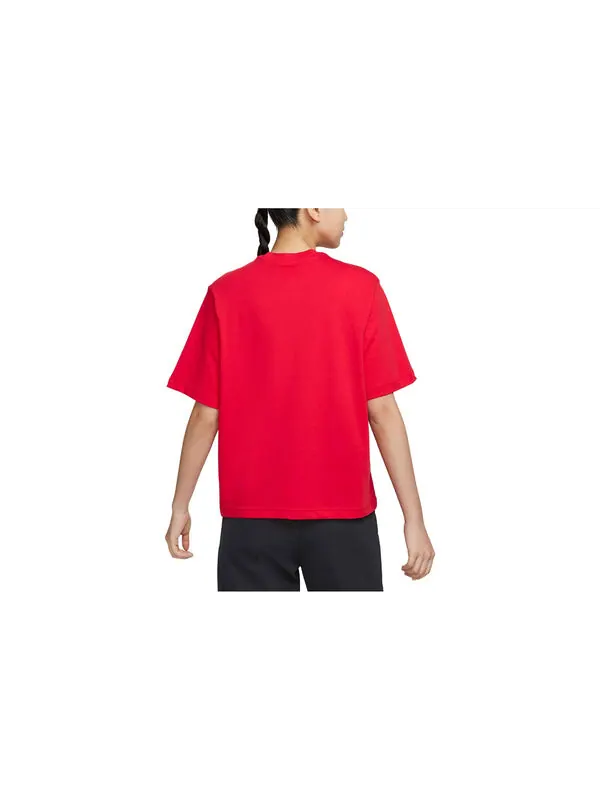 Футболка (WMNS) Nike "CHINA TEAM" T-Shirt 'Red' — изображение 3 из 3, красный