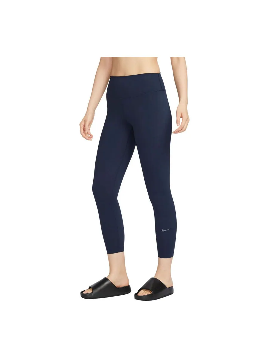Леггинсы (WMNS) Nike One High-Waisted 7/8 Leggings Asia Sizing 'Obsidian' — изображение 1 из 2, темно-синий