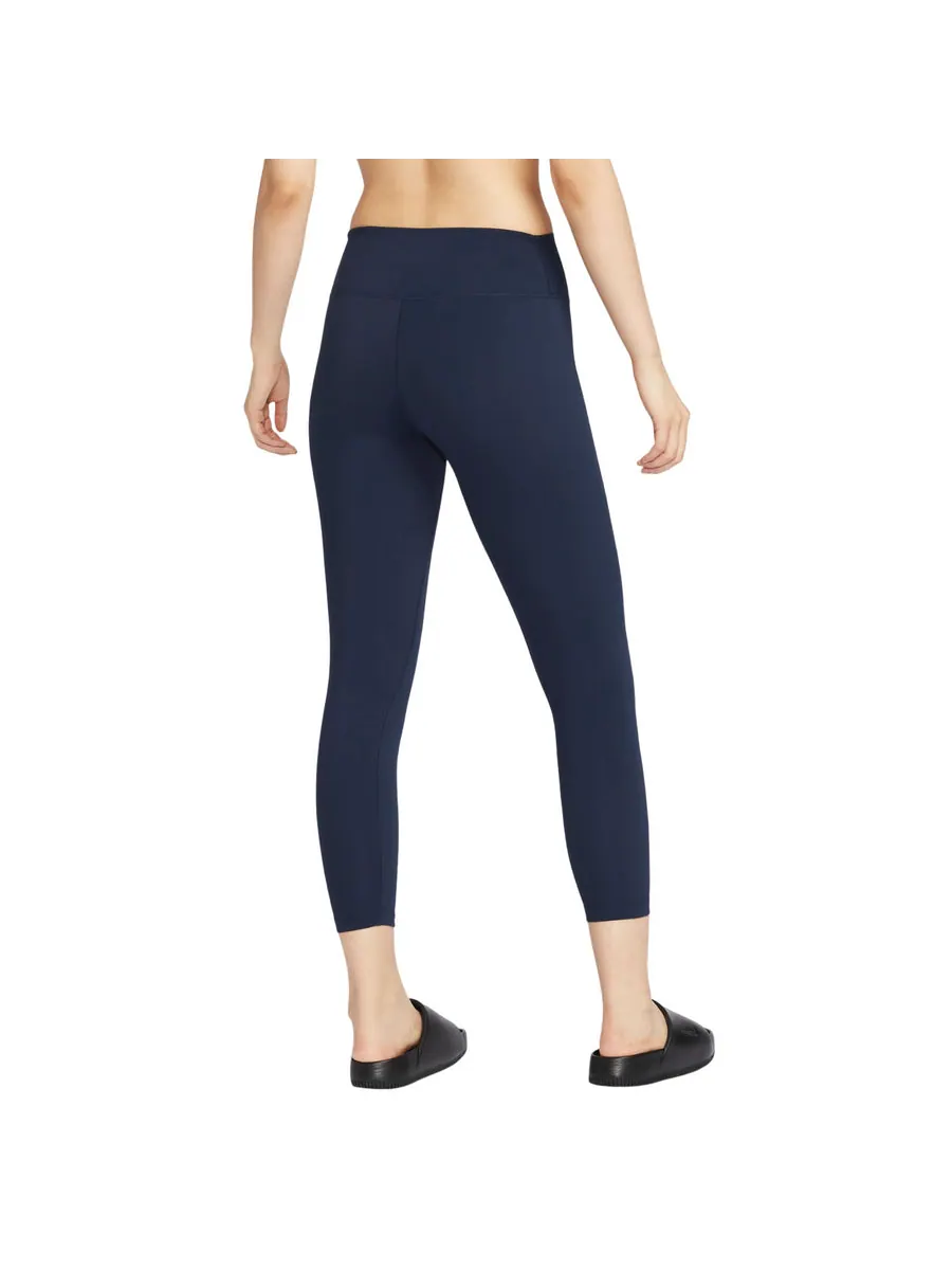 Леггинсы (WMNS) Nike One High-Waisted 7/8 Leggings Asia Sizing 'Obsidian' — изображение 2 из 2, темно-синий
