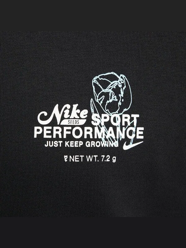 Толстовка dri fit пуловер с капюшоном Nike — изображение 2 из 4, черный