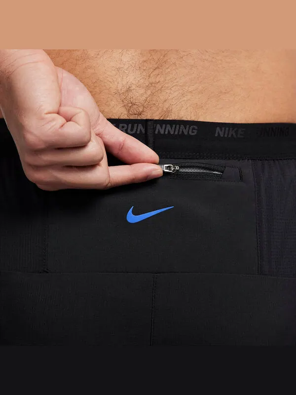 Шорты для бега Energy Stride 5" короткие шорты с подкладкой для бега Nike — изображение 3 из 4, черный