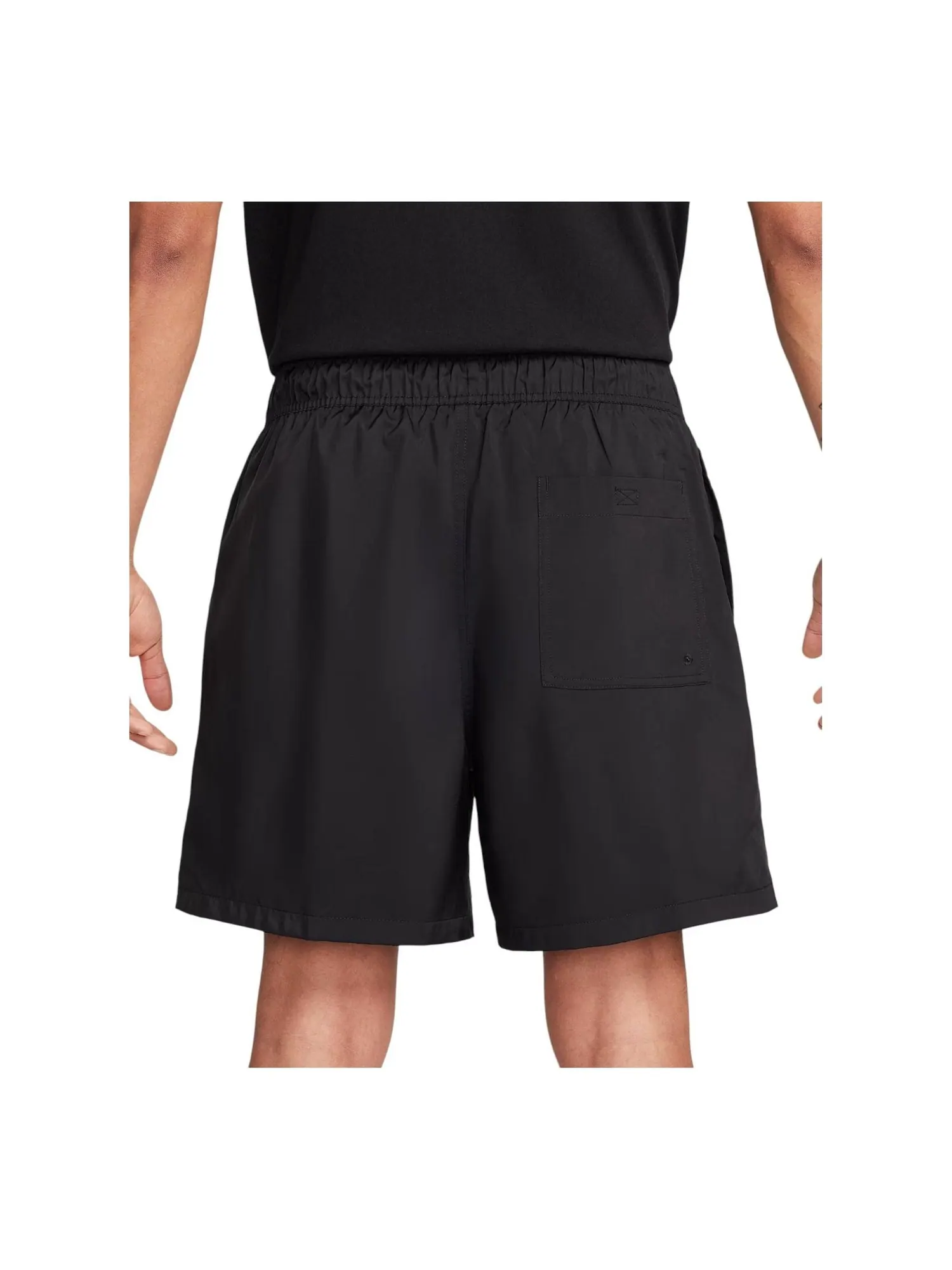 Шорты Nike Club Woven Flow Shorts 'Black' — изображение 2 из 2, черный