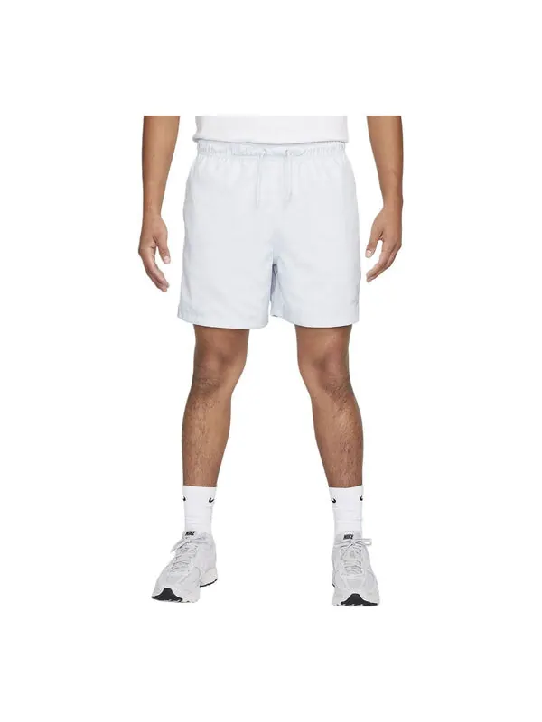 Шорты club woven flow shorts 'pure platinum' Nike — изображение 1 из 3, платиновый/белый