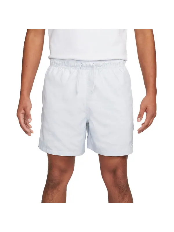 Шорты club woven flow shorts 'pure platinum' Nike — изображение 2 из 3, платиновый/белый