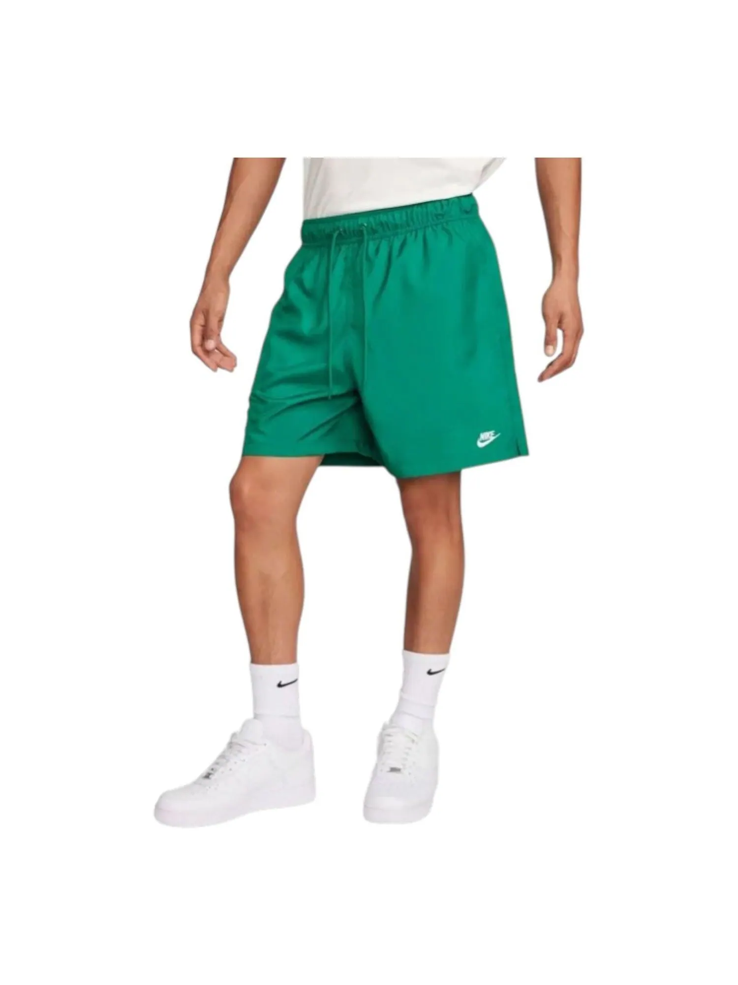 Шорты Nike Club Woven Flow Shorts 'Malachite' — изображение 1 из 2, белый