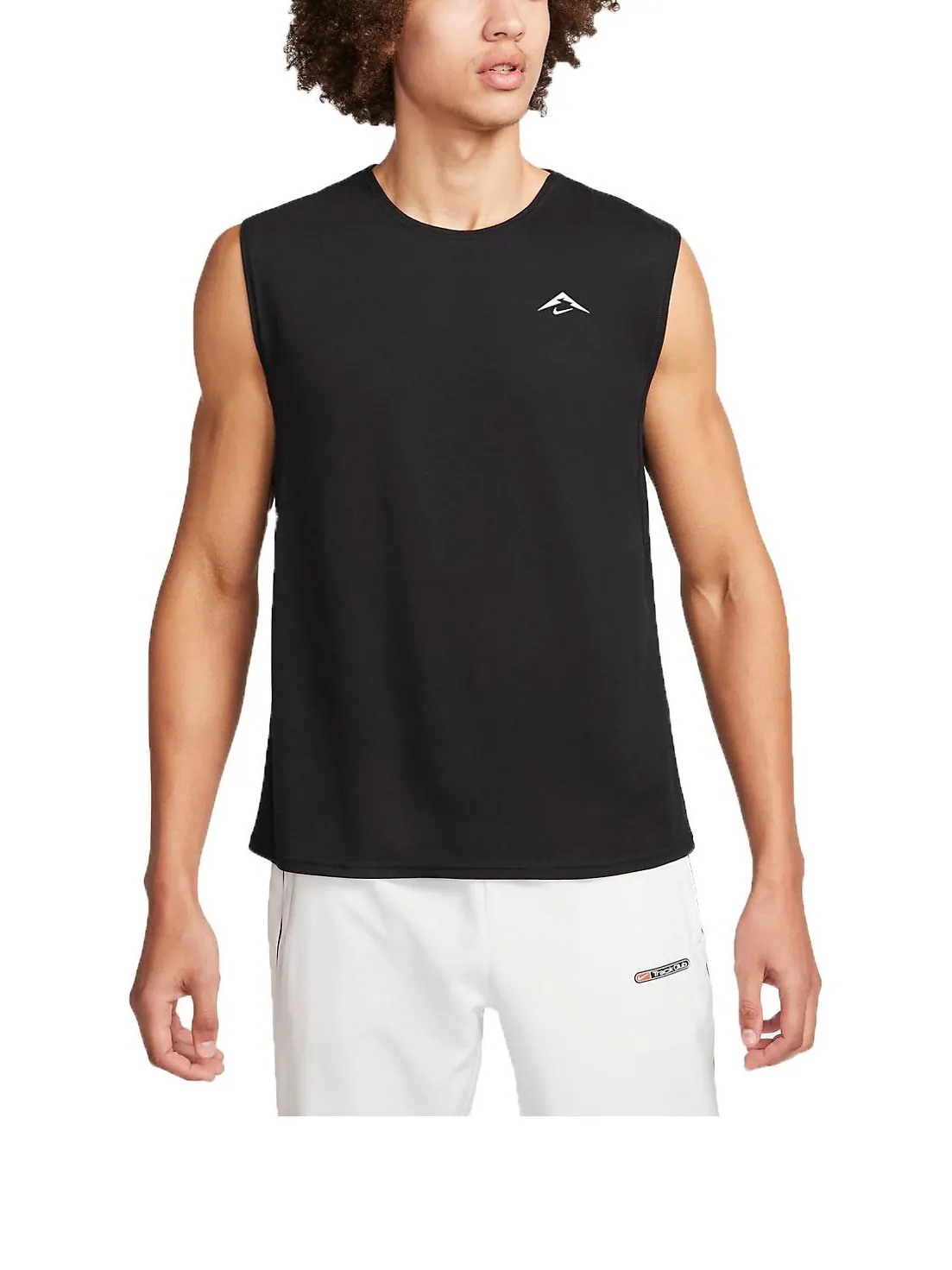 Спортивный топ Nike Solar Chase Dri-FIT Running Tank (Asia Sizing) 'Black' FN3310-010 — изображение 1 из 5, черный