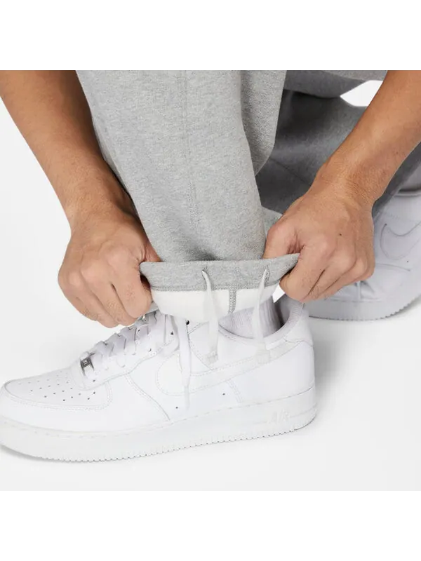 Штаны спортивные с надписью swoosh с открытым краем Nike — изображение 3 из 4, серый/белый