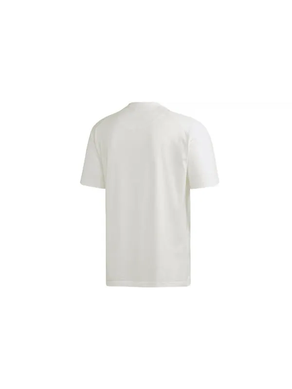 Футболка men's y-3 ss21 casual logo short sleeve white t-shirt Adidas — изображение 2 из 4, белый
