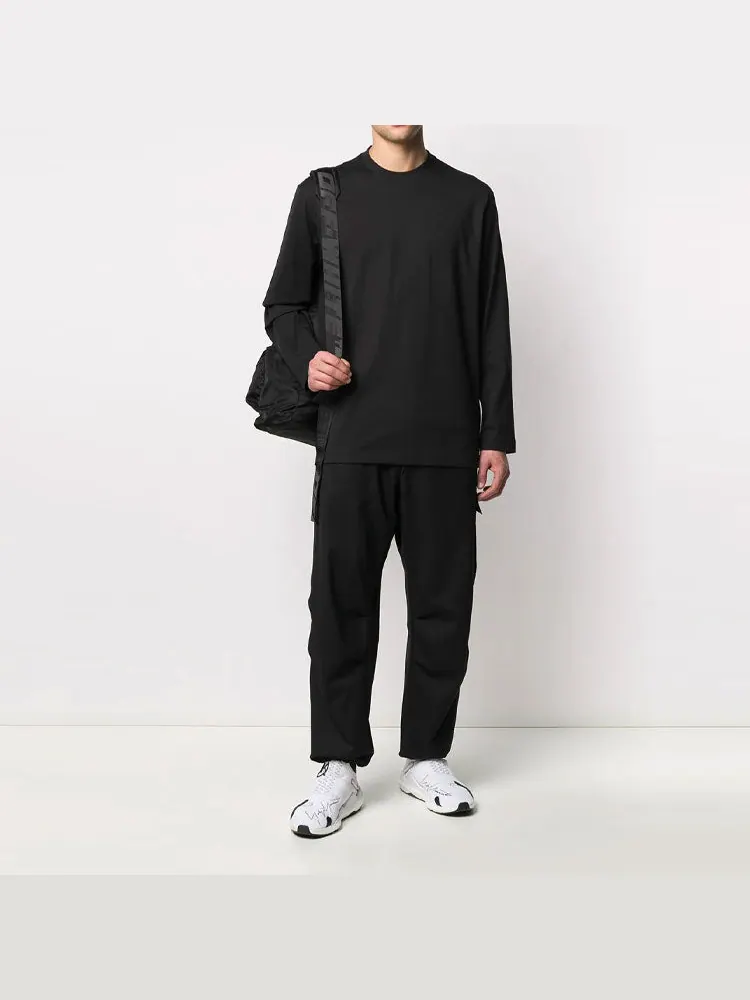 Футболка adidas Y-3 Long Sleeve Classic Chest Logo T-Shirt 'Black' FN3361 — изображение 2 из 4, черный