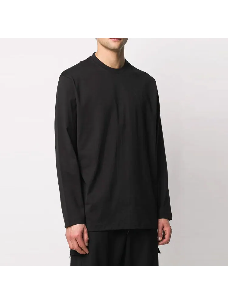 Футболка adidas Y-3 Long Sleeve Classic Chest Logo T-Shirt 'Black' FN3361 — изображение 4 из 4, черный