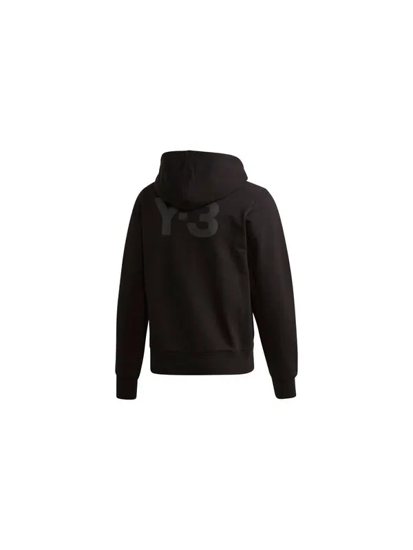 Толстовка men's y-3 zipper logo classic black Adidas — изображение 2 из 4, черный