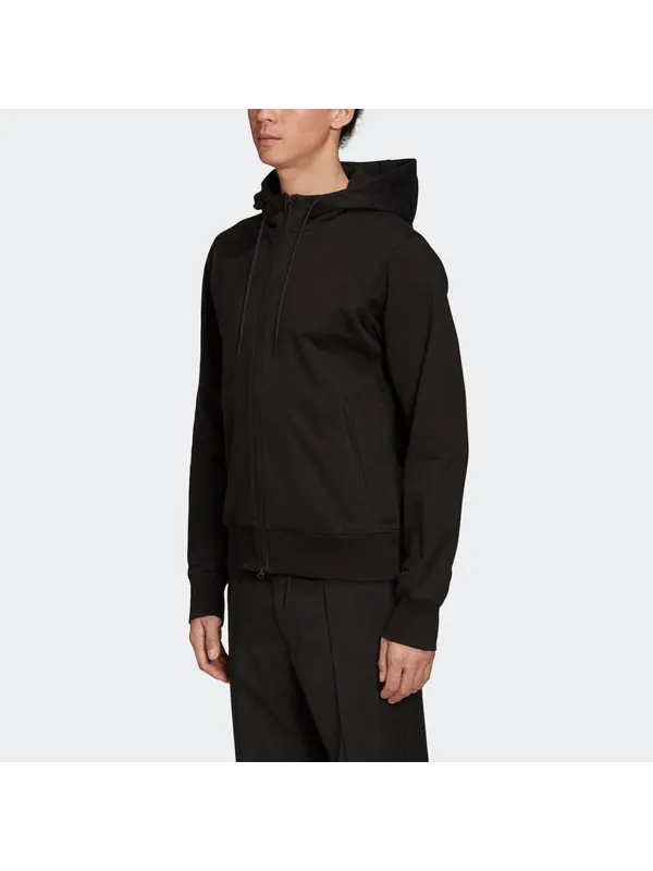 Толстовка men's y-3 zipper logo classic black Adidas — изображение 4 из 4, черный