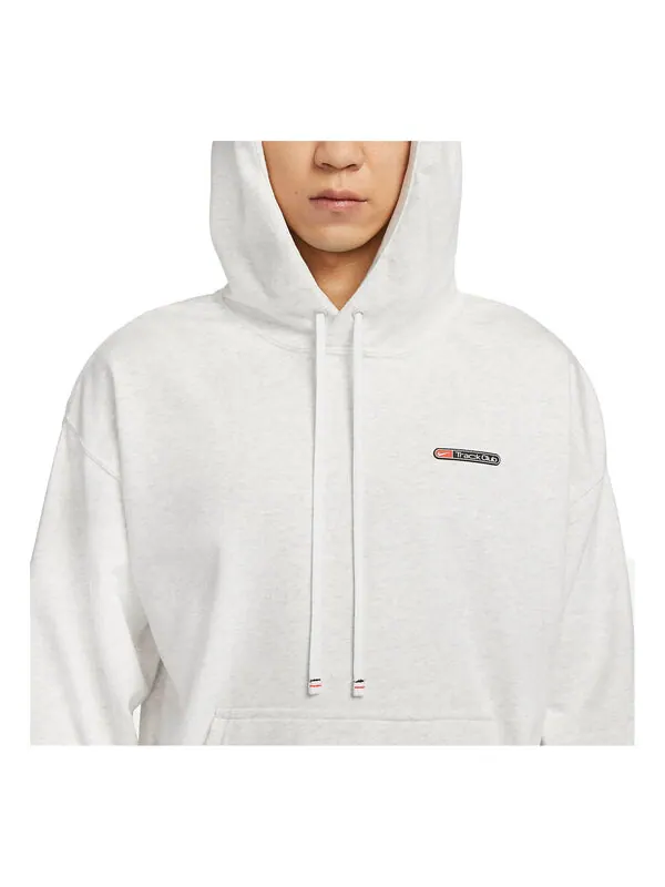 Толстовка с капюшоном track club dri fit флисовый пуловер с капюшоном Nike — изображение 1 из 3, белый