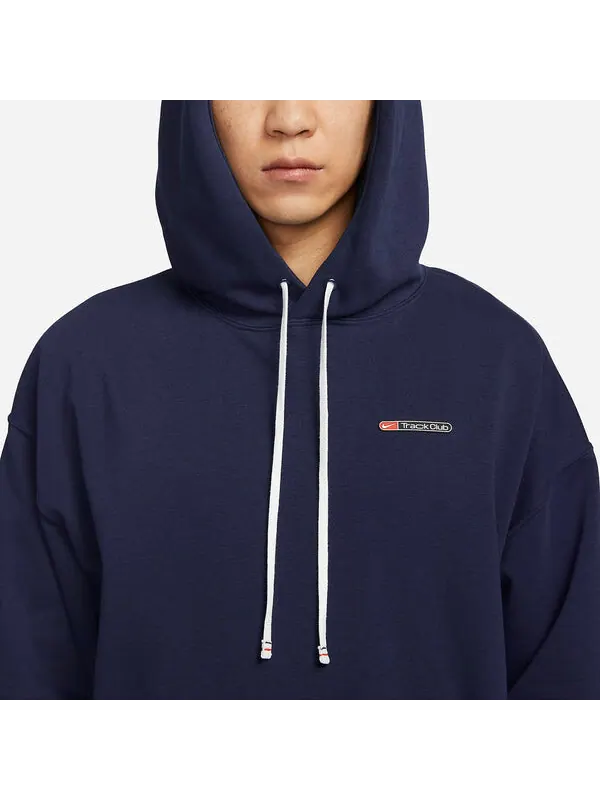 Толстовка с капюшоном track club dri fit трикотажные беговые Nike — изображение 2 из 4, синий