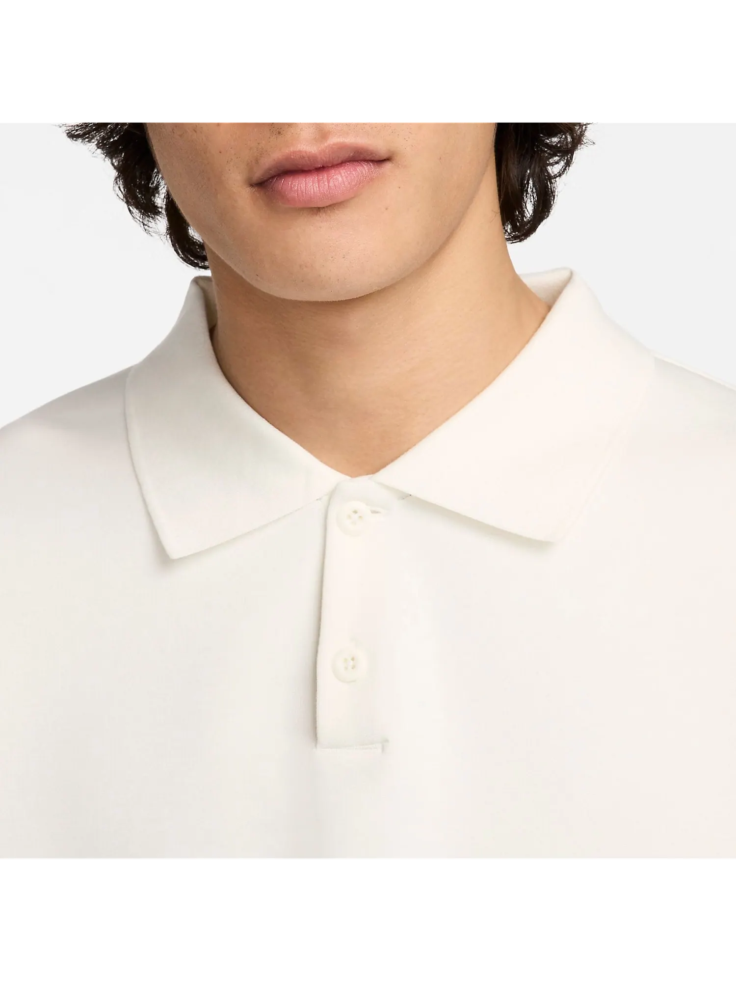 Поло Nike Tech Fleece Re-imagined Polo 'Sail' FN3402-133 — изображение 2 из 5, голубой