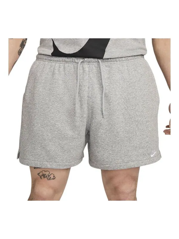 Шорты club french terry flow shorts 'dark grey heather' Nike — изображение 1 из 3
