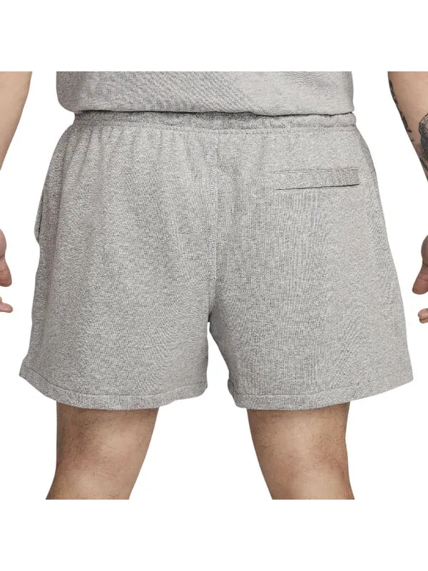 Шорты club french terry flow shorts 'dark grey heather' Nike — изображение 2 из 3
