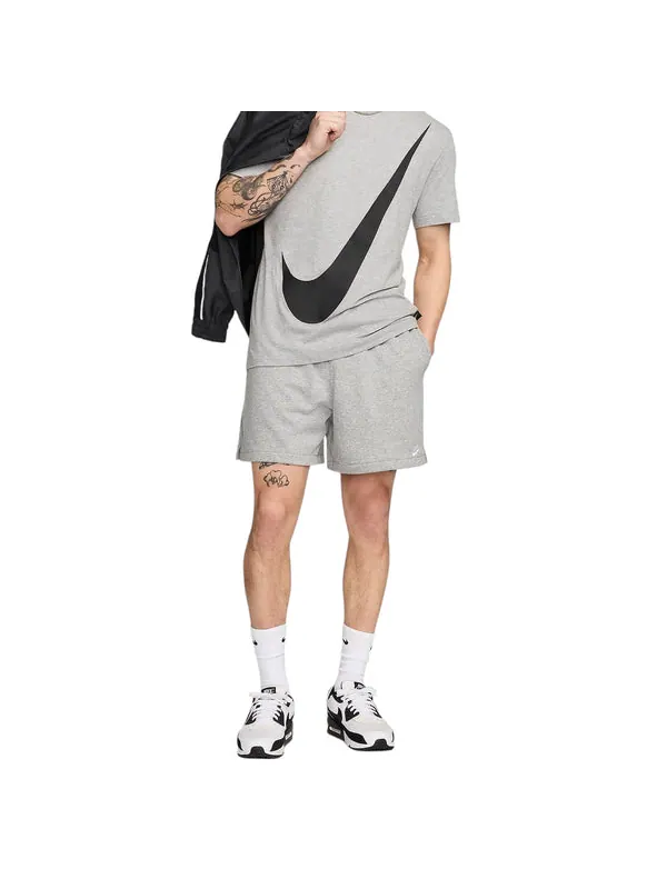 Шорты club french terry flow shorts 'dark grey heather' Nike — изображение 3 из 3
