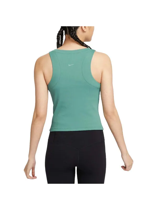 Топ zenvy dri fit rib tank asia sizing Nike — изображение 2 из 2, зеленый