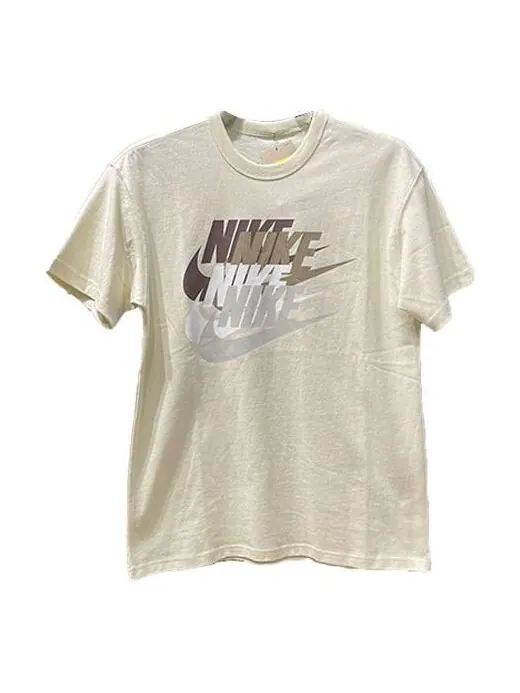 Футболка Nike Multi Logo T-Shirt 'Yellow' — изображение 1 из 2, желтый/мульти