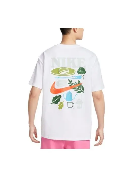 Футболка Nike NSW Sole Craft T-Shirt 'White' — изображение 1 из 4, белый/мульти