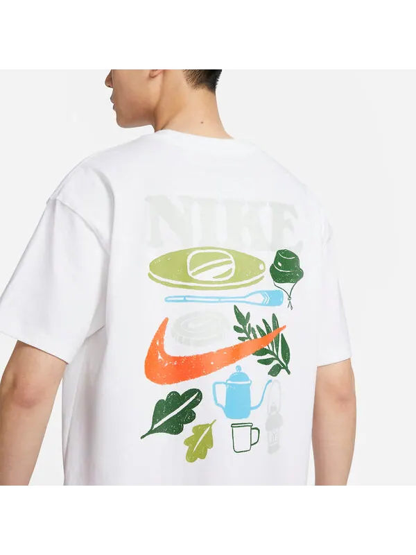 Футболка Nike NSW Sole Craft T-Shirt 'White' — изображение 3 из 4, белый/мульти