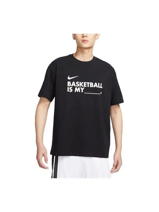 Футболка Nike Dri-FIT My Life Basketball T-Shirts 'Black' — изображение 1 из 3, черный/мульти
