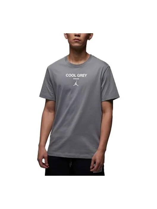 Футболка Air Jordan T-Shirt 'Cool Grey' — изображение 1 из 3, серый/мульти