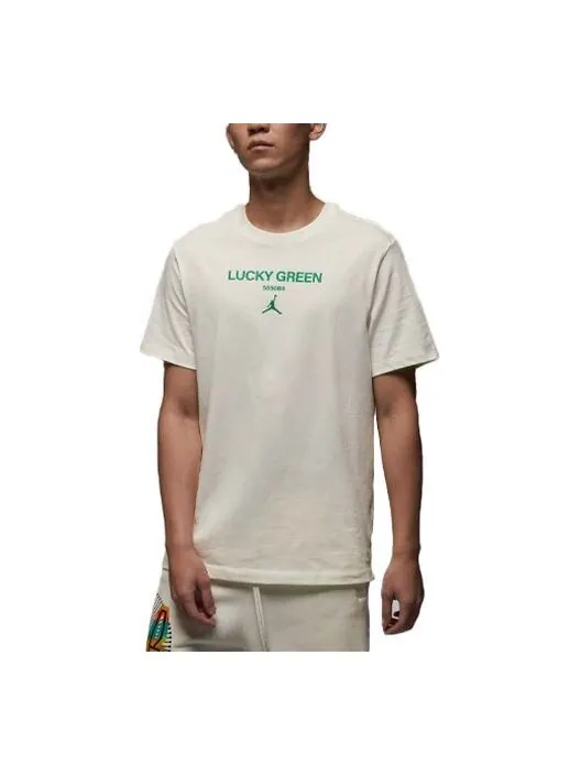Футболка Air Jordan T-Shirt 'Lucky Green' — изображение 1 из 3, зеленый