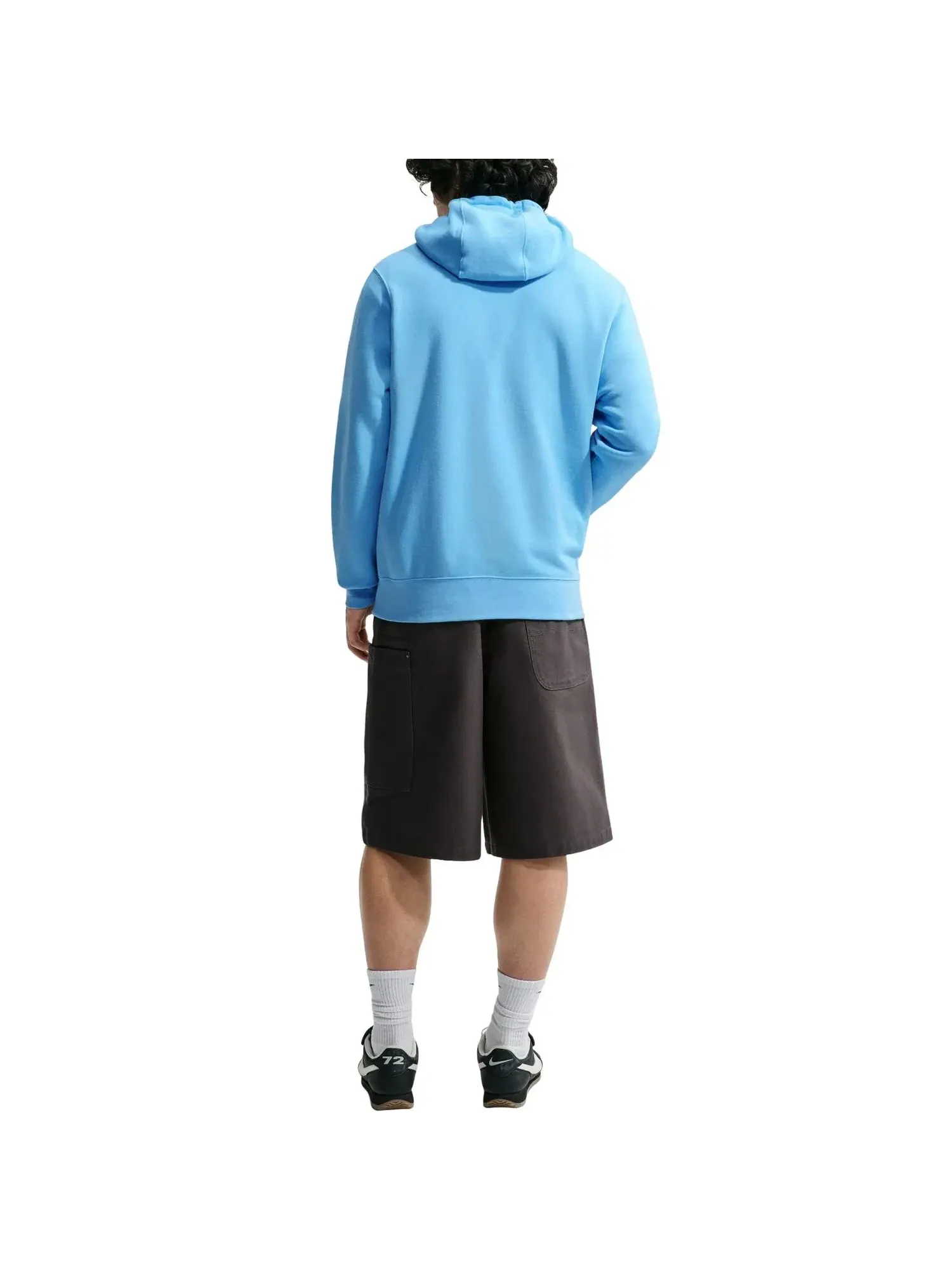 Мужское худи с длинным рукавом Nike Club Fleece — изображение 3 из 3, синий