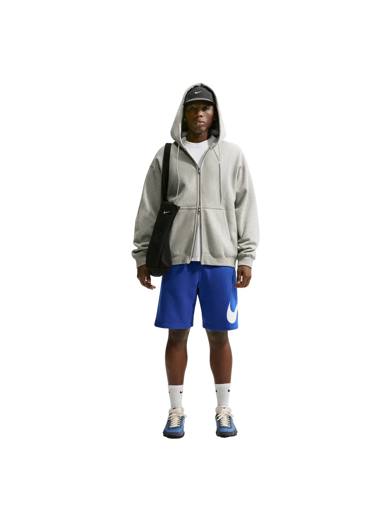 Мужские шорты с флисовой подкладкой Nike Club Fleece Old Royal White — изображение 1 из 6, синий