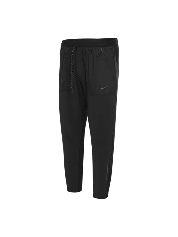 Штаны беговые дивизион dri fit adv uv брюки азия размеры Nike — изображение 1 из 1, черный/черный