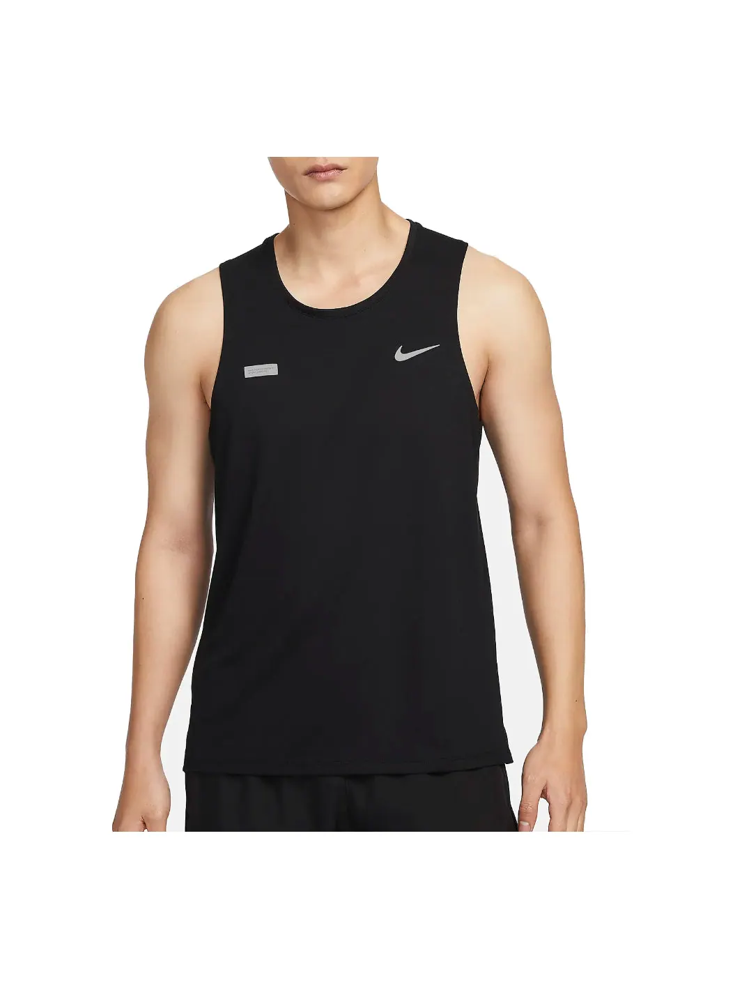 Спортивный топ Nike Miler Flash Tank 'Black' FN3987-010 — изображение 1 из 3, черный