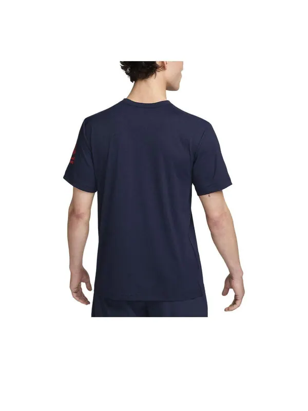 Футболка dri fit uv hyverse футболка Nike — изображение 1 из 2, темно-синий/серый
