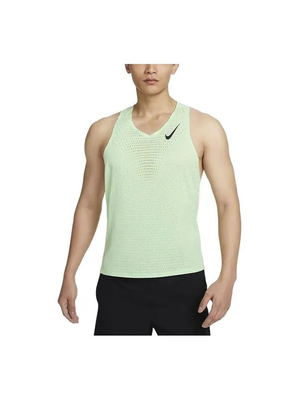 Жилеты aeroswift dri fit adv жилет для бега Nike — изображение 1 из 4, зеленый