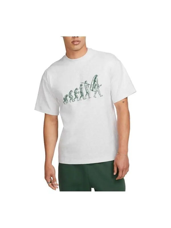 Футболка Nike Sneaker Evolution Short-Sleeve T-Shirt 'birch heather' — изображение 1 из 1, ивовый эйр