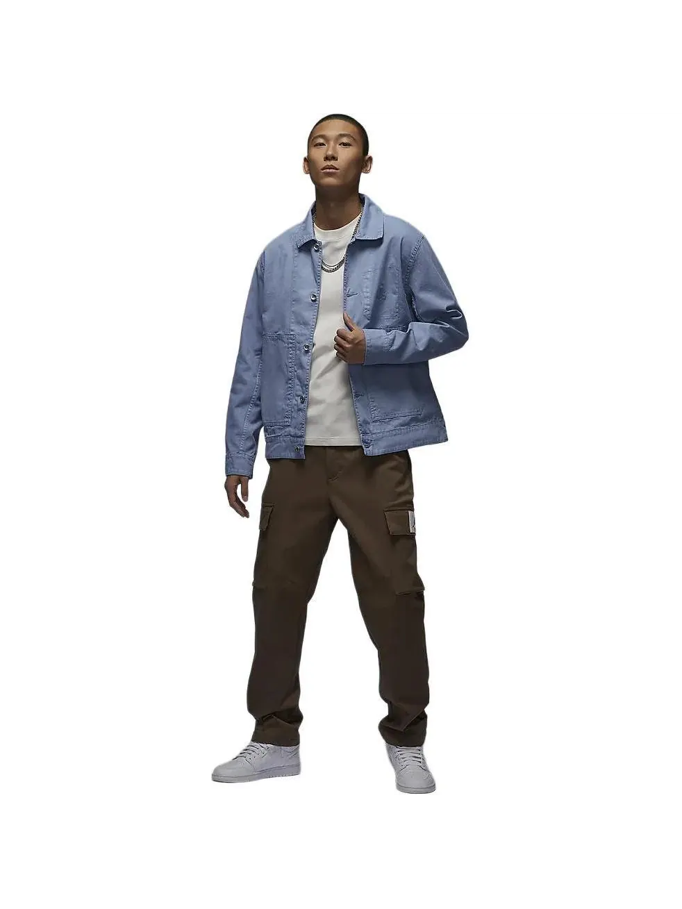 Куртка Jordan Essentials — изображение 5 из 6, сине-серый