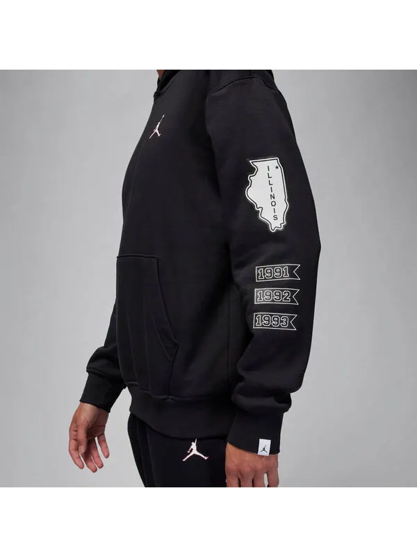 Толстовка трикотажный пуловер с капюшоном Air Jordan — изображение 2 из 4, черный