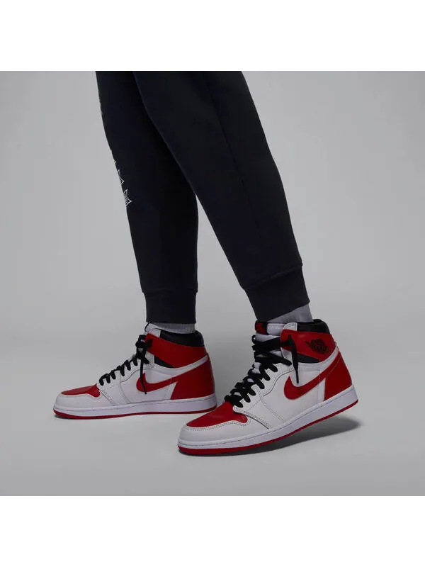Штаны с принтом, трикотажные штаны-джоггеры с завязками Air Jordan — изображение 4 из 4, черный