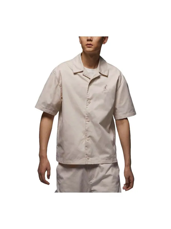 Рубашка essentials statement shirt asia sizing 'light brown' Air Jordan — изображение 1 из 2, светлый коричневый