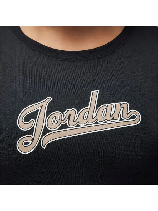 Футболка приталенная футболка Air Jordan — изображение 3 из 4, черный